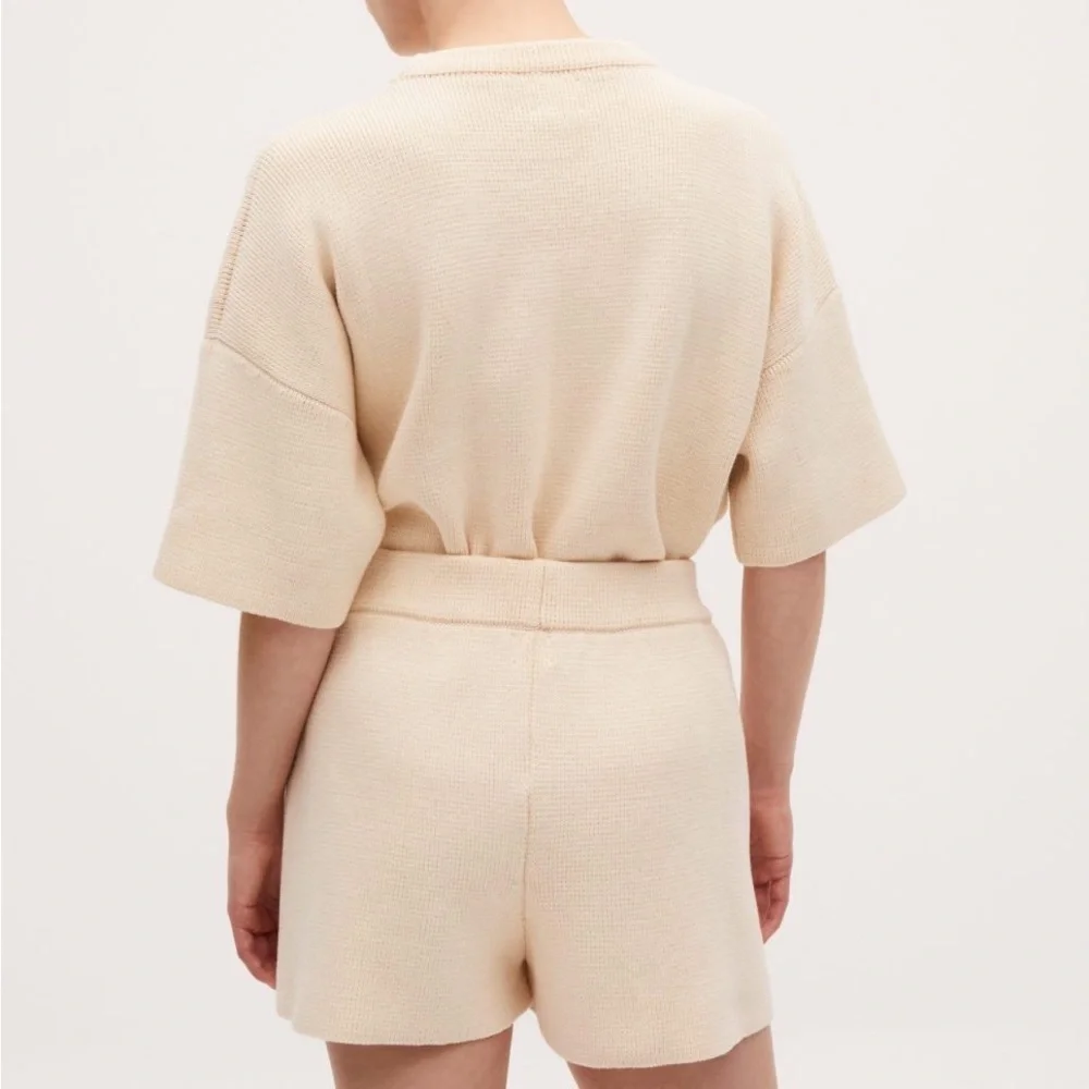 Babaa no35 Natural Jumper & Shorts Set